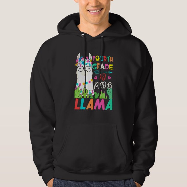 Veste À Capuche Professeur de quatrième année Élève de retour à l' (Devant)