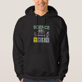 Veste À Capuche Professeur de sciences rétro jumelant des élèves e