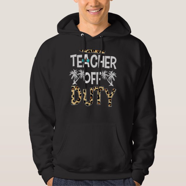 Veste À Capuche Professeur Happy Joyeux Jour De L'Enseignant De L' (Devant)