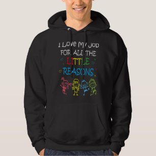 Veste À Capuche Professeur J'Aime Mon Travail Pour Toutes Les Peti