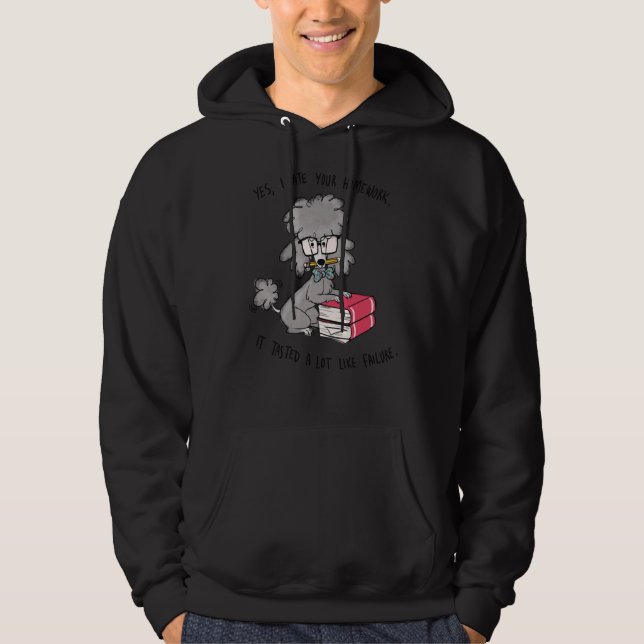 Veste À Capuche Professeur Poodle (Devant)