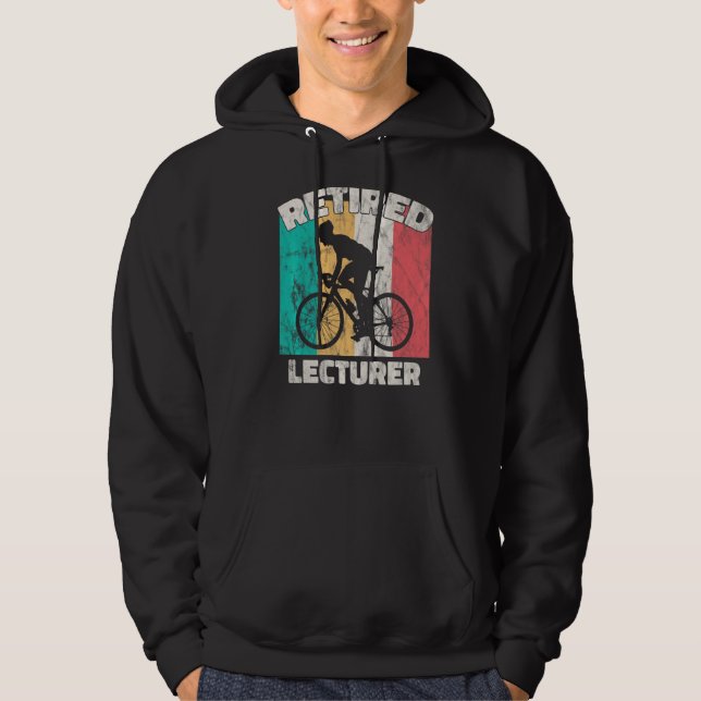 Veste À Capuche Professeur retraité (Devant)