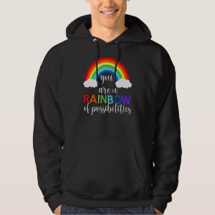 Veste À Capuche Professeur Vous Êtes Un Arc En Ciel Des Possibilit