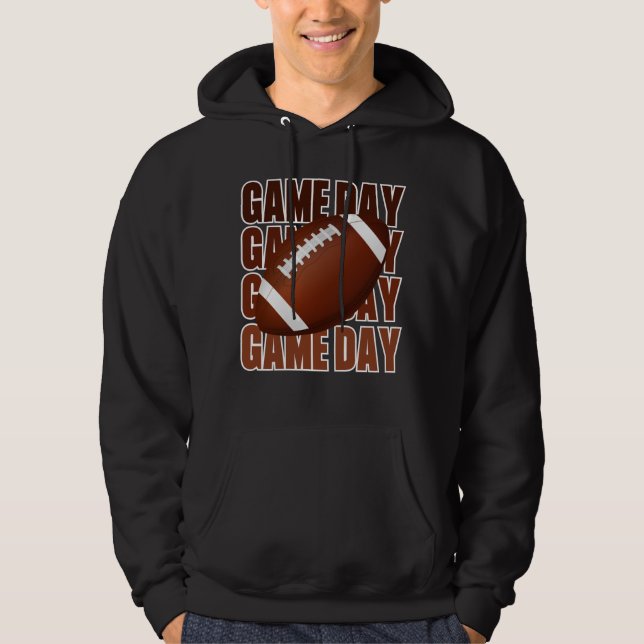 Veste À Capuche Profitez Du Jeu De Football Avec Ce Jeu Day (Devant)