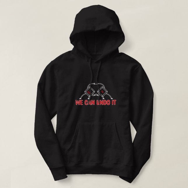 Veste À Capuche Programmateur Nous Pouvons L'Annuler Ctrl Z Logici (Design devant)