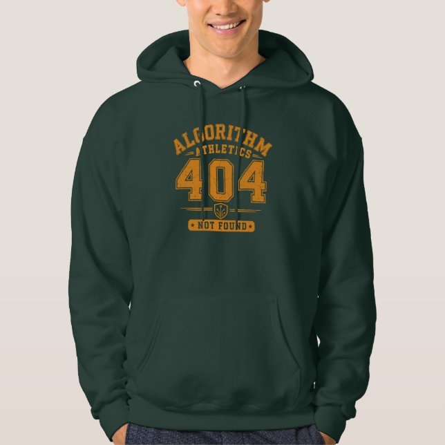 Veste À Capuche Programmeur 404, Vêtement rétro de l'université de (Devant)