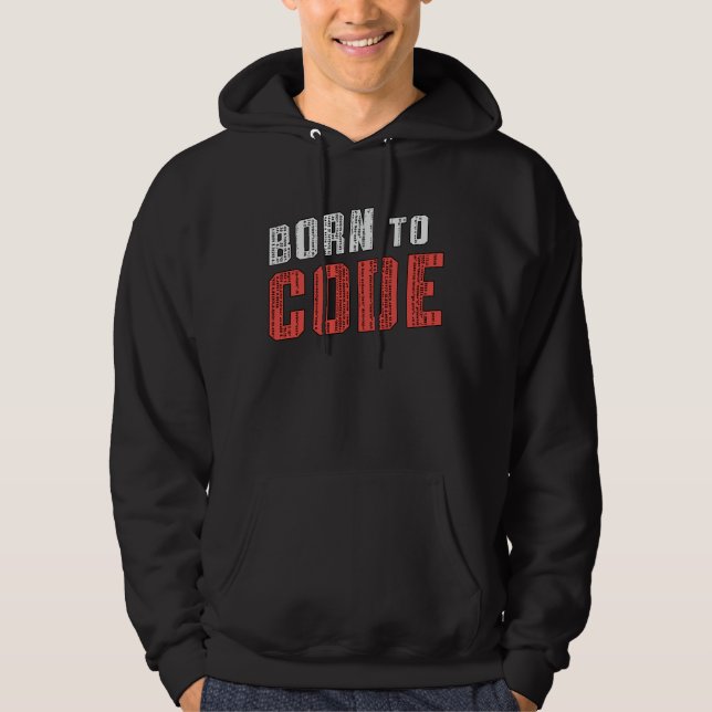 Veste À Capuche Programmeur de code ICD de code de Medical Coder B (Devant)