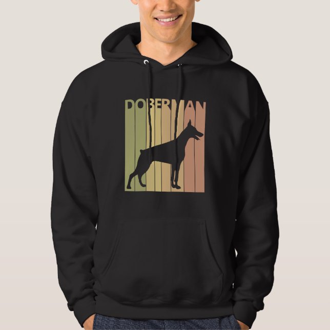 Veste À Capuche Propriétaire de chien Doberman (Devant)