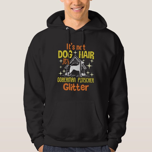 Veste À Capuche Propriétaire Doberman Pincher Dog (Devant)