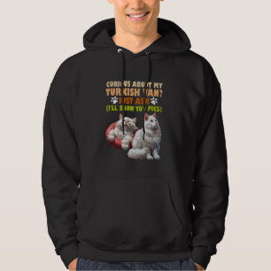 Veste À Capuche Propriétaires de chats CURIEUX À PROPOS DE MON TUR