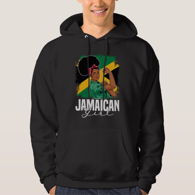 Veste À Capuche Proud Of My Jamaican Roots Jamaica BHM BLM Pride A (Devant)
