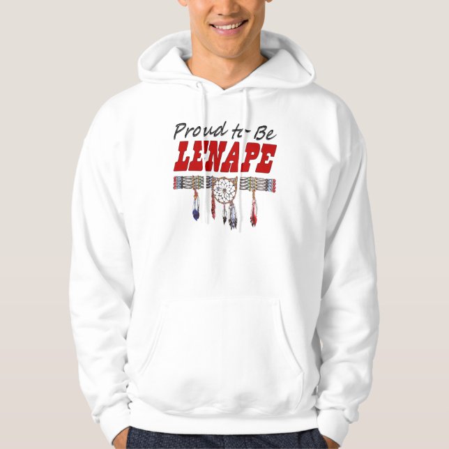 Veste À Capuche ProudToBeLenape.png (Devant)