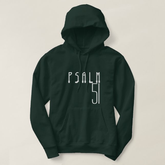 VESTE À CAPUCHE PSAUME (Design devant)