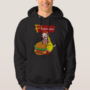 Veste À Capuche PugDonald&x27 ; s-Carlin Clown classique T-shirt B