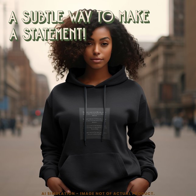 Veste À Capuche Puis ils sont venus pour vous... Activiste inspiré (Créateur téléchargé)