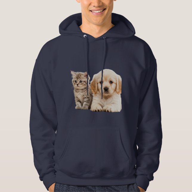 Veste À Capuche Puppy & Kitten Paradis : Animaux de compagnie (Devant)