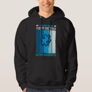 Veste À Capuche Puzzle Je Porte Du Bleu Pour Ma Sensibilisation su