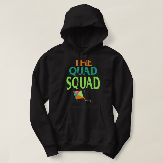 Veste À Capuche Quad Squad Kites volant (Design devant)