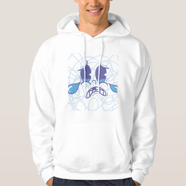 Veste À Capuche Quand les mots échouent, le silence crie.  (Devant)