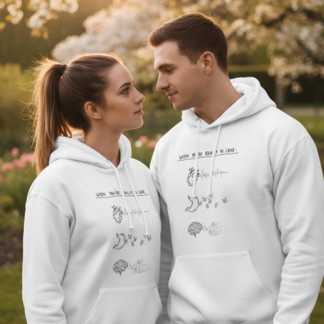 Veste À Capuche Quand on est vraiment amoureux (Créateur téléchargé)