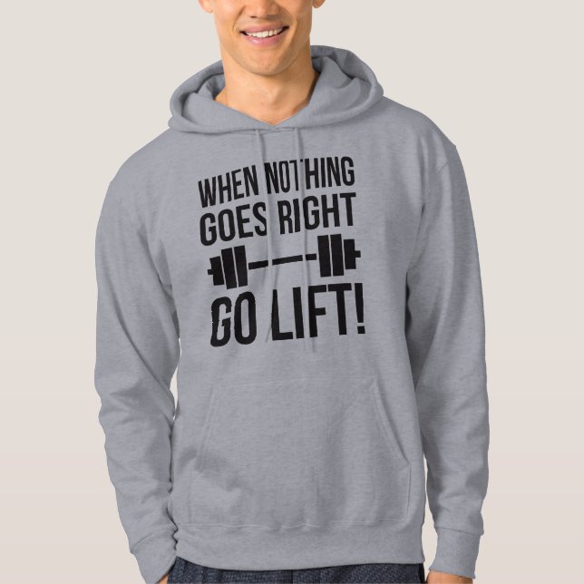 Veste À Capuche Quand Rien Ne Va Bien Aller Ascenseur (Devant)