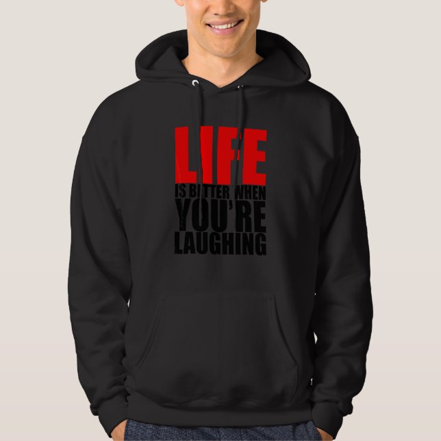 Veste À Capuche Quand vous riez   (Devant)