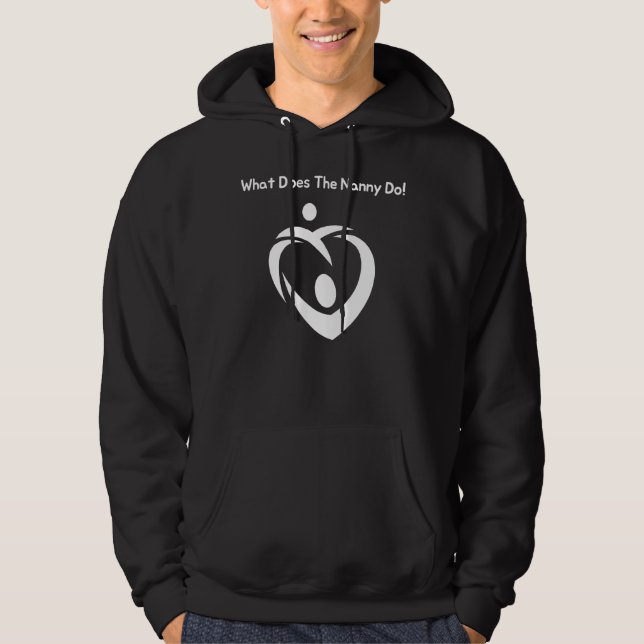 Veste À Capuche Que fait la nounou 1 (Devant)