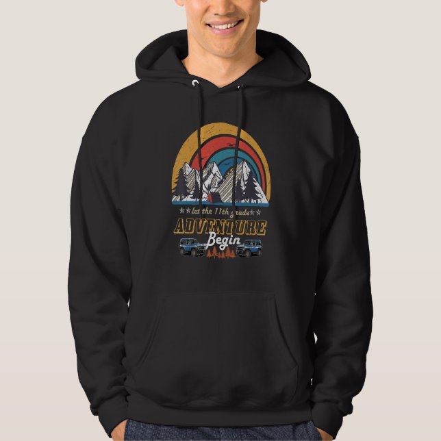 Veste À Capuche Que l'aventure de la 11e année commence (Devant)
