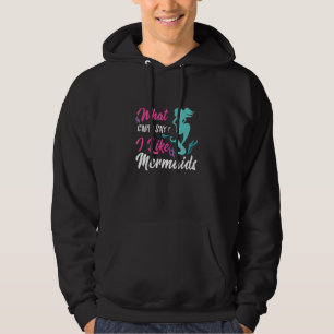 Veste À Capuche Que puis-je dire Sirène Coquillage Corail de mer S