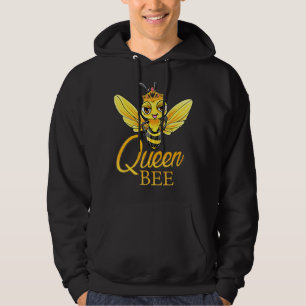Veste À Capuche Queen Bee Crown Femmes Filles Miel Bee Hive Bee Be