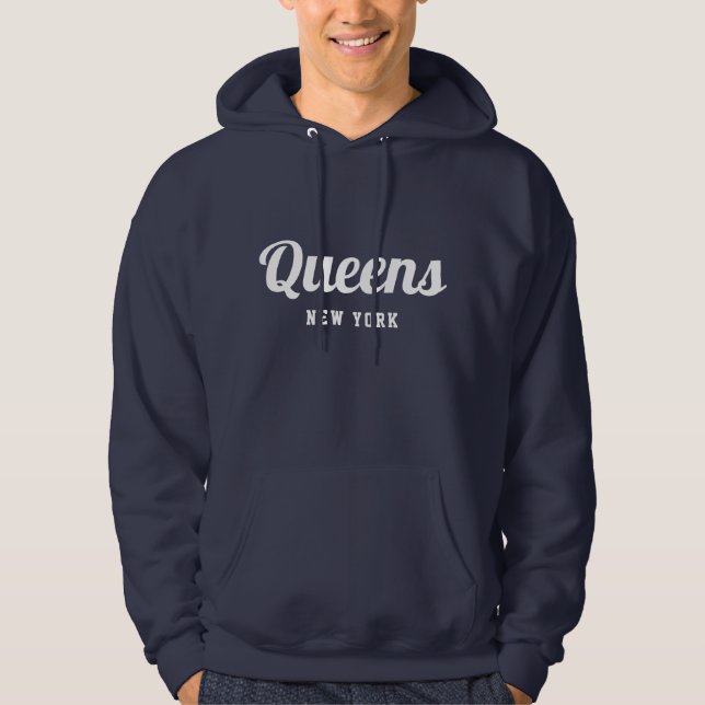 Veste À Capuche Queens New York  (Devant)