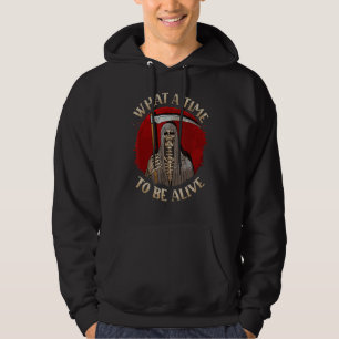 Veste À Capuche Quel Temps D'Être Vivant Grande Faucheuse