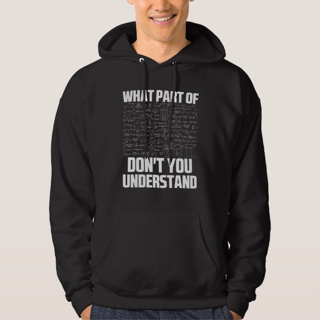 Veste À Capuche Quelle partie du Don't you Understanding Sarcastic (Devant)
