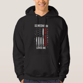 Veste À Capuche Quelqu'Un Au Nouveau-Mexique M'Aime Terre D'Enchan