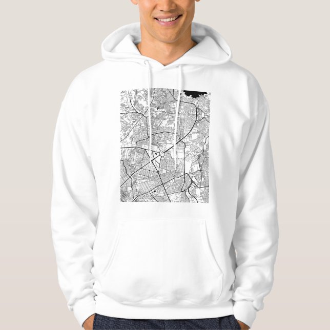 Veste À Capuche Quezon City Philippines Map (Devant)
