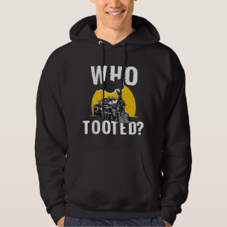 Veste À Capuche Qui a pété Funny Train Amoureux Mignon Modèle Chem