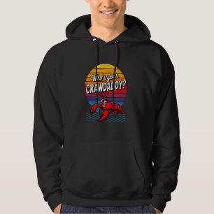 Veste À Capuche Qui est votre Crawdaddy Retro Lobster Fun