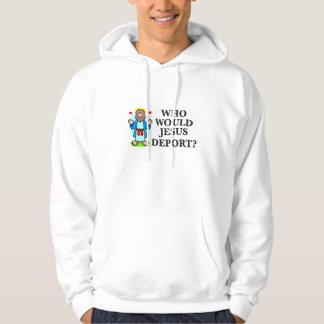 Veste À Capuche Qui Jésus expulserait ? Le sweatshirt des hommes