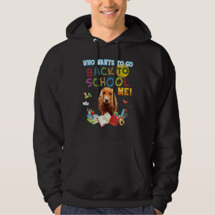Veste À Capuche Qui Veut Aller Retour École Moi Cocker Spaniel Ang