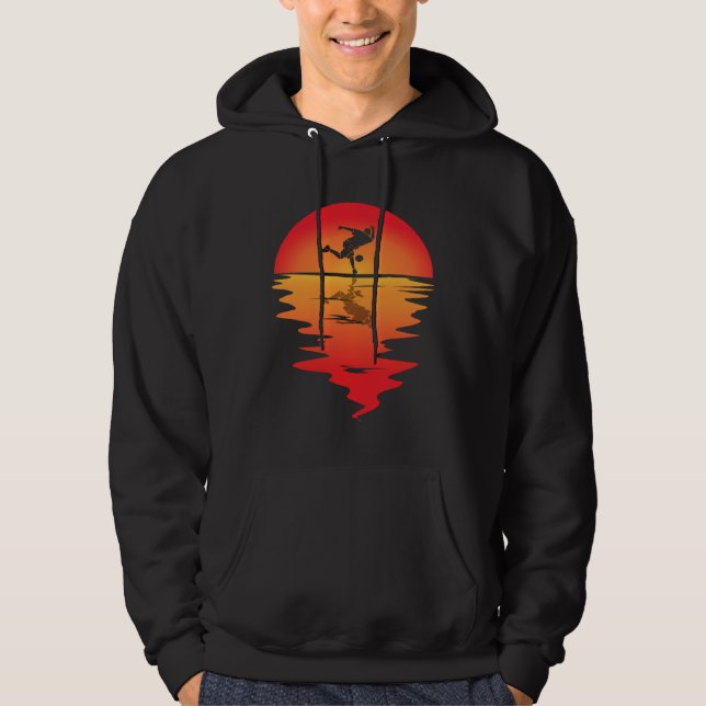 Veste À Capuche Quille de Bowling de l'Équipe de Frappe du Coucher (Devant)