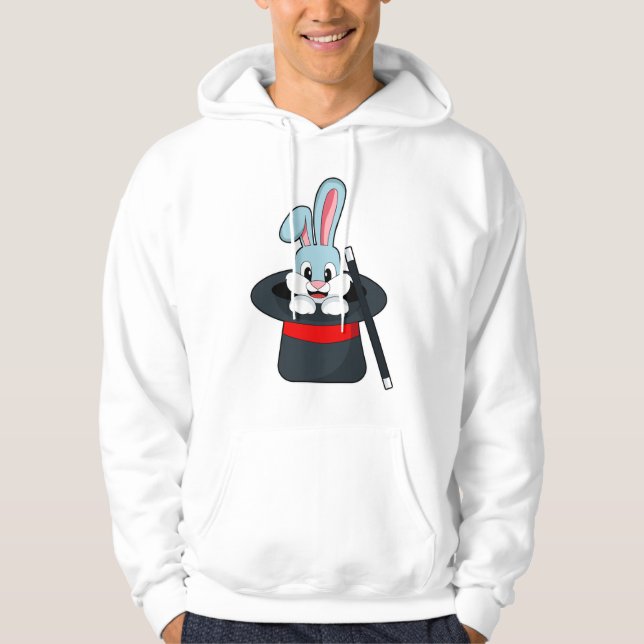 Veste À Capuche Rabbit à la magie avec baguette et Casquette (Devant)