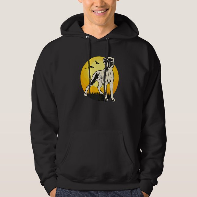Veste À Capuche Race de chien Boxer allemand  29 (Devant)