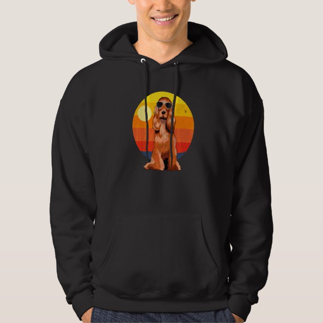 Veste À Capuche Race de chien Cocker Spaniel Anglais  2 (Devant)