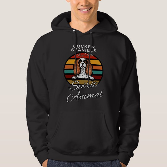Veste À Capuche Race de Cocker Spaniel Les Cocker Spaniels Sont Mo (Devant)