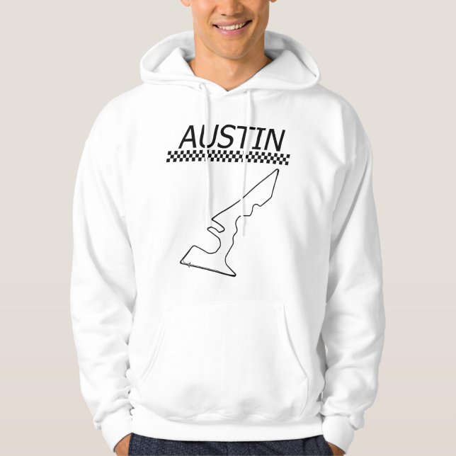 Veste À Capuche Race Track in Austin (Devant)