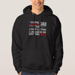 Veste À Capuche Racines de papa tchèque Drapeau du patrimoine de l