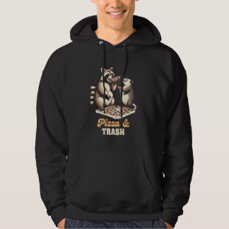 Veste À Capuche Racoon et Opossum Lover Pizza Lover Trash Eater Pi