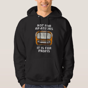 Veste À Capuche Radio Il est pour le récepteur de message professi