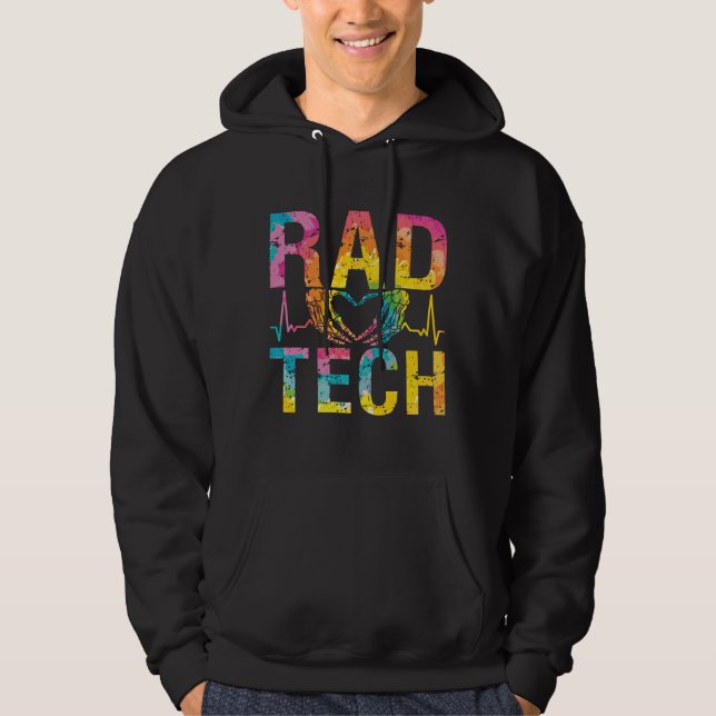 Veste À Capuche Radiologie Tech Rad Tech Technologue en médecine X (Devant)