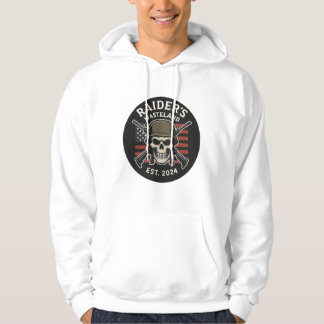 Veste À Capuche Raider’s Wasteland Official Logo Hoodie White